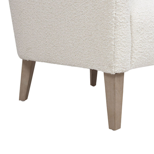Nimbus - Curved Accent Chair - Ivory White - R&R Furniture Gallery (Fountain Valley, CA)