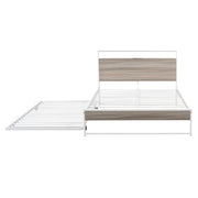 Platform Bed Frame With Trundle, USB Ports And Slat Support, No Box Spring Needed - R&R Furniture Gallery (Fountain Valley, CA)