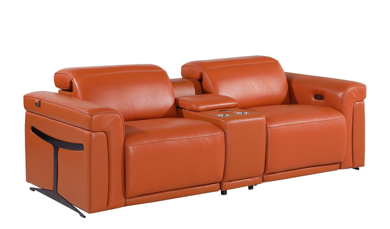 1126 - 7-Piece Modular Power Reclining Sofa, Loveseat & Chair Set In With 6 Power Recliners & Power Headrests