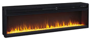 Entertainment Accessories - Wide Fireplace Insert - Black - R&R Furniture Gallery (Fountain Valley, CA)