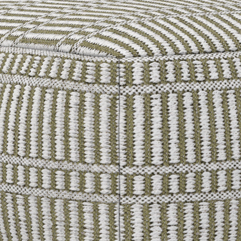 Safford - Square Outdoor / Indoor Pouf - R&R Furniture Gallery (Fountain Valley, CA)
