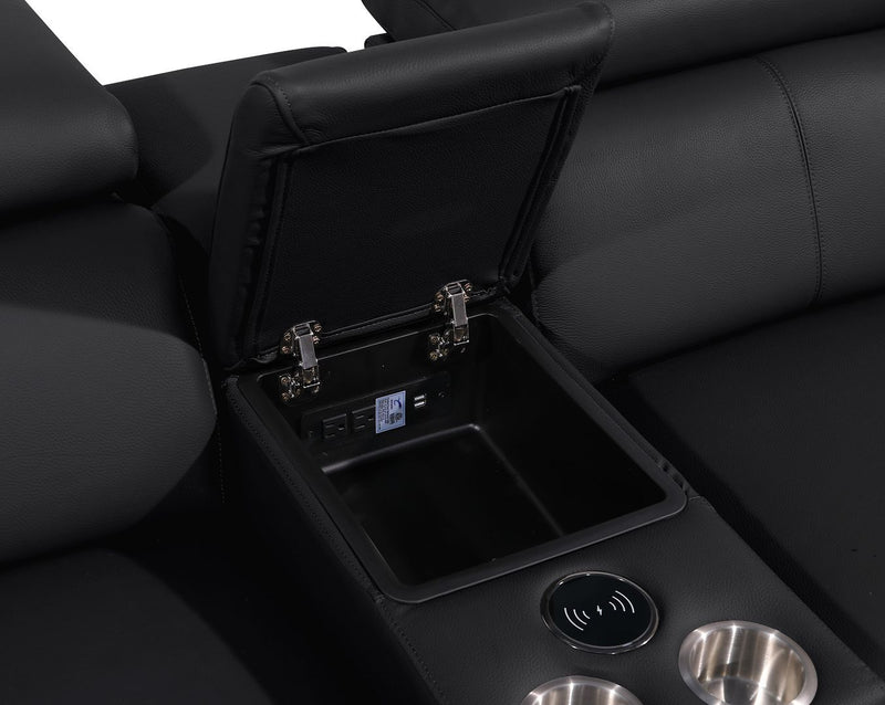 1246 - Modular Power Dual Reclining Sofa, Console Loveseat, And Chair Set With Power Headrests