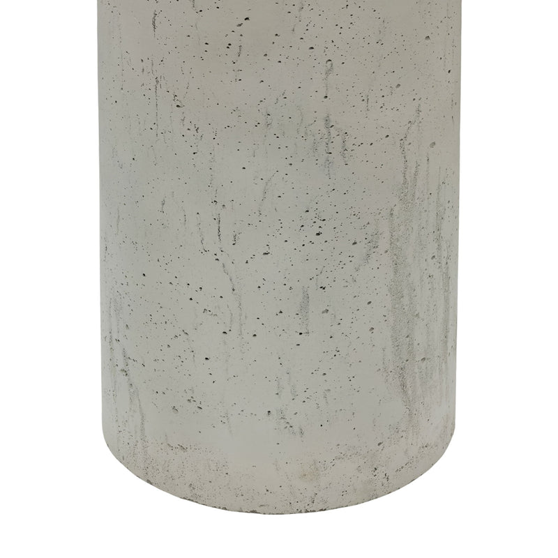 TOV Furniture Mondada concrete floor lamp with a minimalist, modern design and a sleek cylindrical shape.