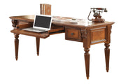 Huntington - Writing Desk - Antique Vintage Pecan - R&R Furniture Gallery (Fountain Valley, CA)