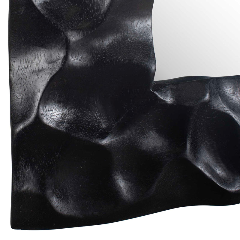 Malosi - Carved Mirror - Black