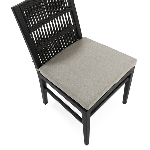 Westville - Outdoor Dining Chair (Set of 2) - Black - R&R Furniture Gallery (Fountain Valley, CA)