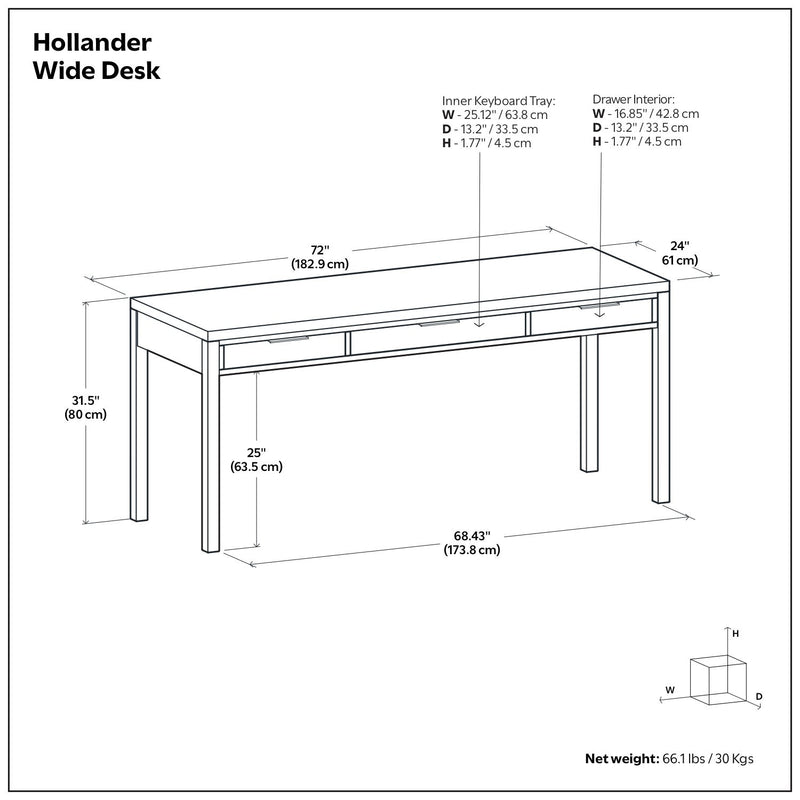 Hollander - Handcrafted Desk - R&R Furniture Gallery (Fountain Valley, CA)