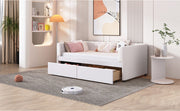 Upholstered Daybed With Ergonomic Design Backrest - R&R Furniture Gallery (Fountain Valley, CA)