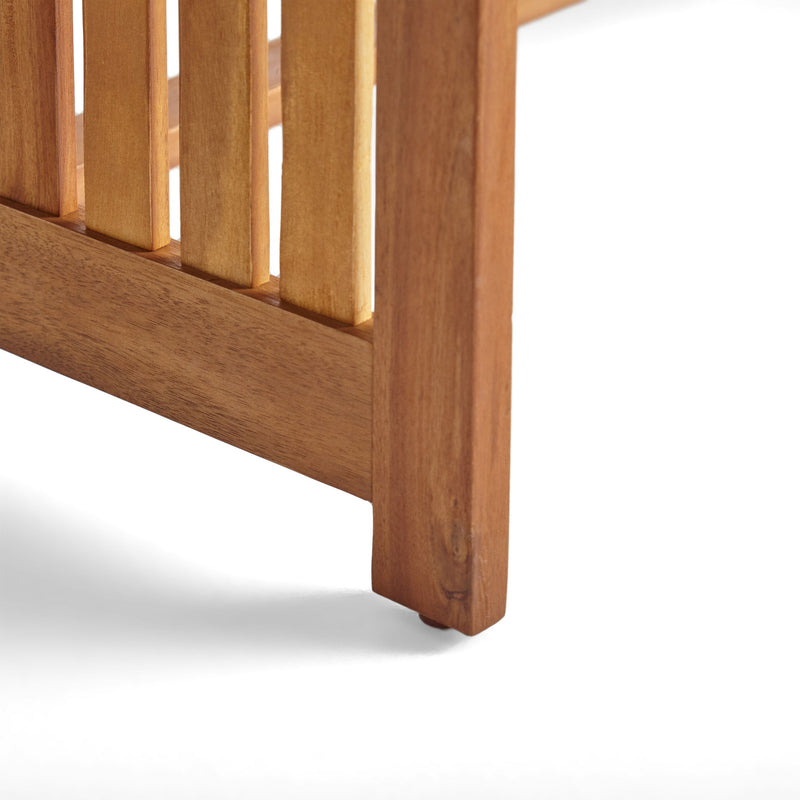 Acacia Wood Rectangular Patio Coffee Table For Outside - R&R Furniture Gallery (Fountain Valley, CA)