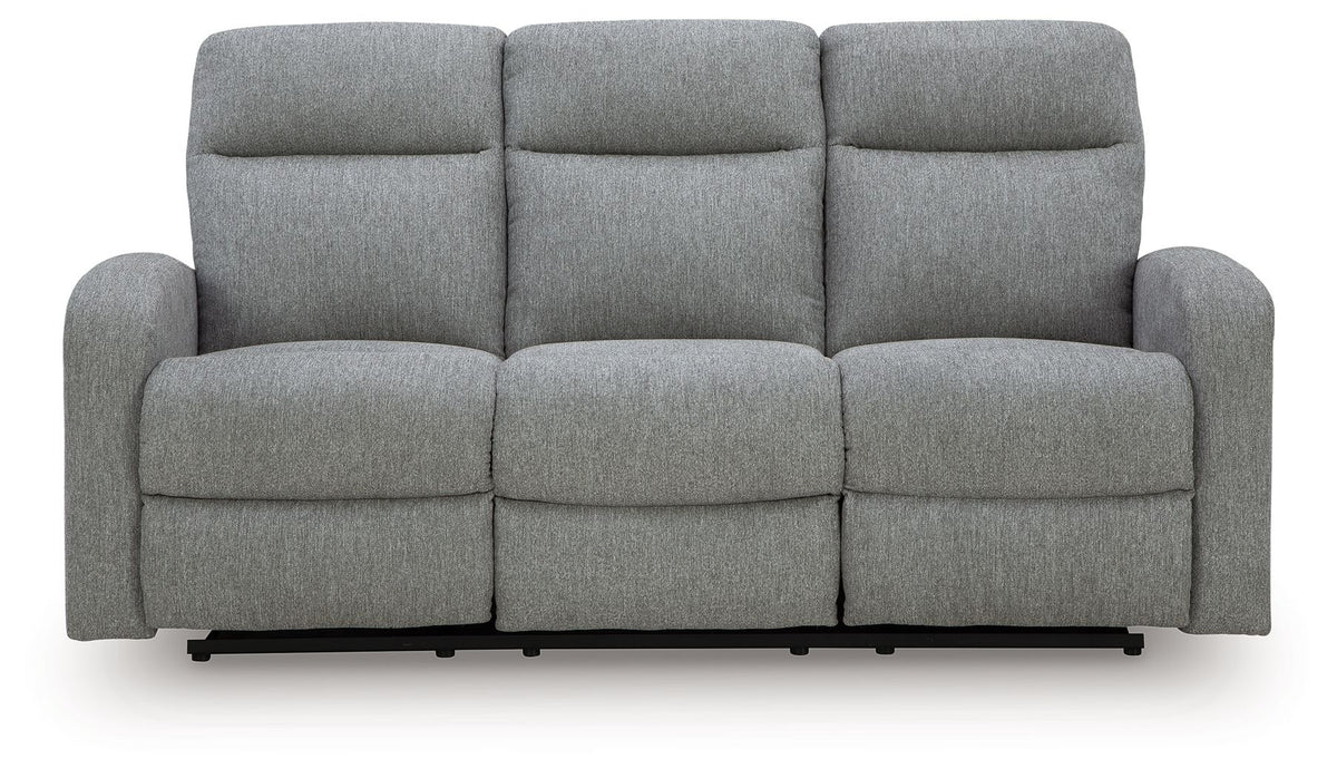Gauntlet - Reclining Sofa - Sterling - R&R Furniture Gallery (Fountain Valley, CA)