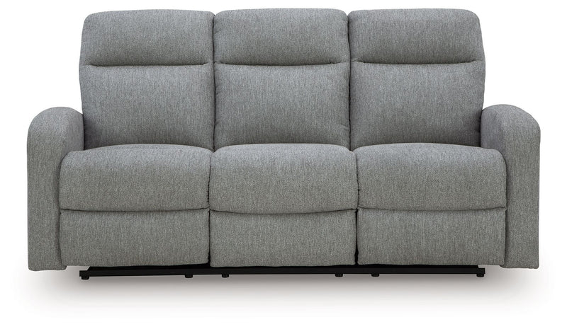 Gauntlet - Reclining Sofa - Sterling - R&R Furniture Gallery (Fountain Valley, CA)