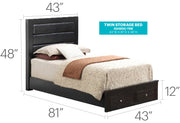 Elegant Storage Bed For Cozy Spaces - R&R Furniture Gallery (Fountain Valley, CA)