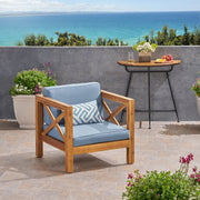 Brava - Mid - Century Modern Club Chair With Water Resistant Cushions - R&R Furniture Gallery (Fountain Valley, CA)