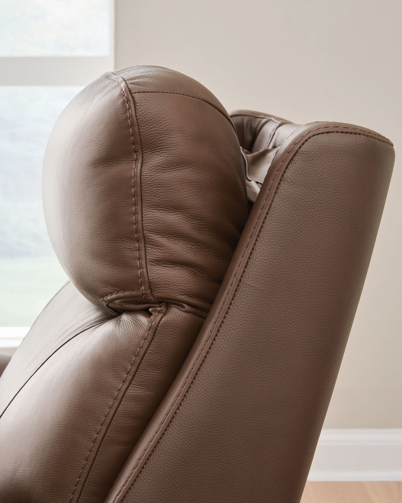 Pincara - Power AutoGlide Recliner With Audio System - Umber