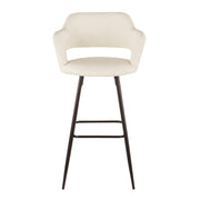 Set of two Lumi Source Margarite contemporary barstools with sleek design and comfortable seating for modern home bars or kitchens.