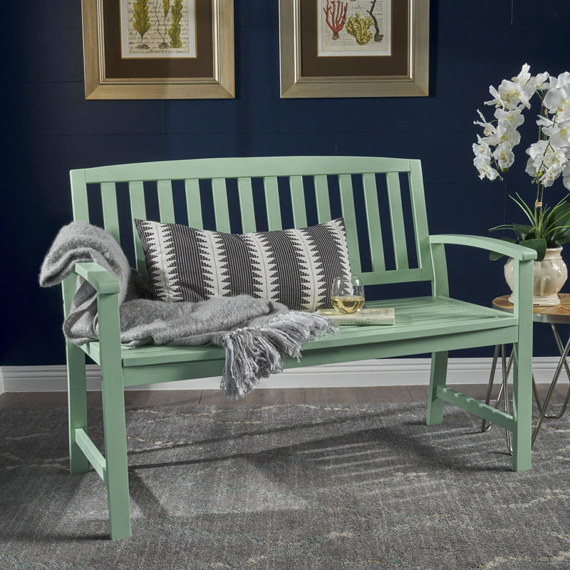 Farmhouse Style Loja Bench Indoor / Outdoor - R&R Furniture Gallery (Fountain Valley, CA)