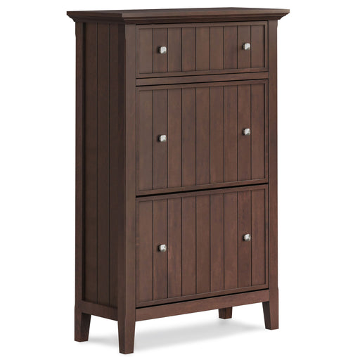Acadian - Entryway Shoe Storage Cabinet - Brown - R&R Furniture Gallery (Fountain Valley, CA)