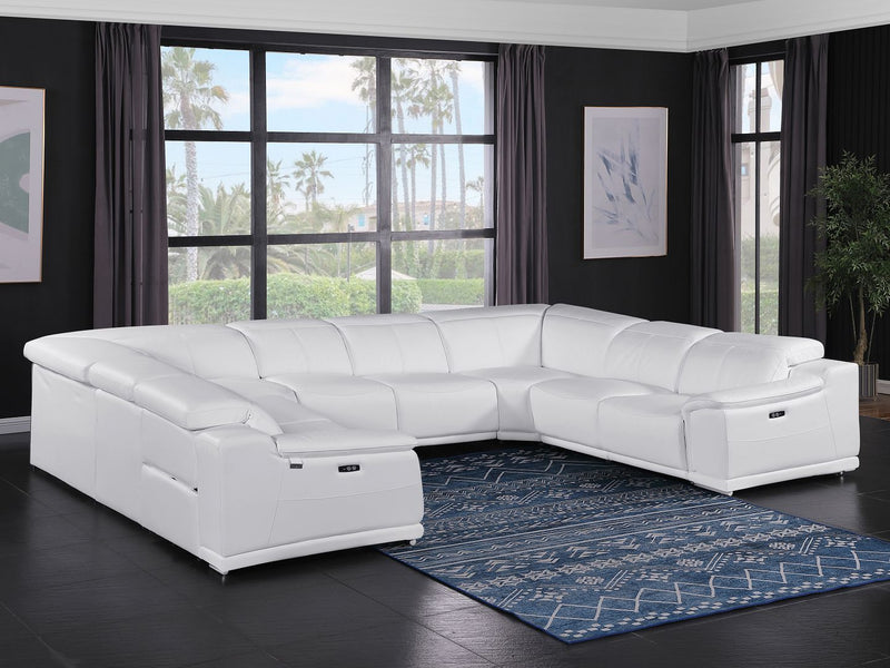 9762 - 8-Piece U-Shaped Sectional Sofa With 4 Power Recliners - R&R Furniture Gallery (Fountain Valley, CA)