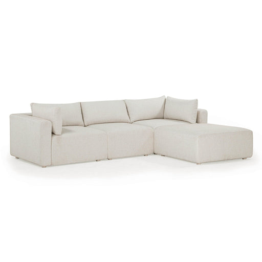 Hangover - Outdoor Modular Sectional - Cream - R&R Furniture Gallery (Fountain Valley, CA)
