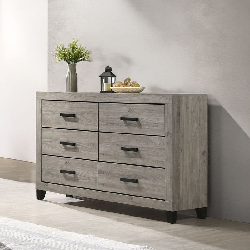 Mari - Dresser - Light Gray Finish - R&R Furniture Gallery (Fountain Valley, CA)