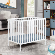 Palmer - 3-in-1 Convertible Mini Crib Baby With Mattress Pad - R&R Furniture Gallery (Fountain Valley, CA)