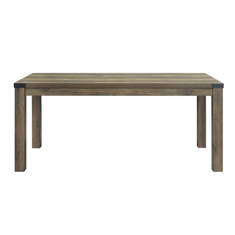 Abiram - Dining Table - Rustic Oak - R&R Furniture Gallery (Fountain Valley, CA)