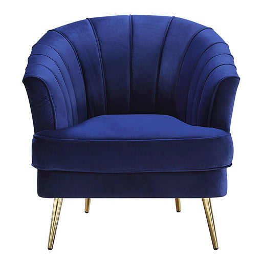Eivor - Chair - Blue Velvet - R&R Furniture Gallery (Fountain Valley, CA)
