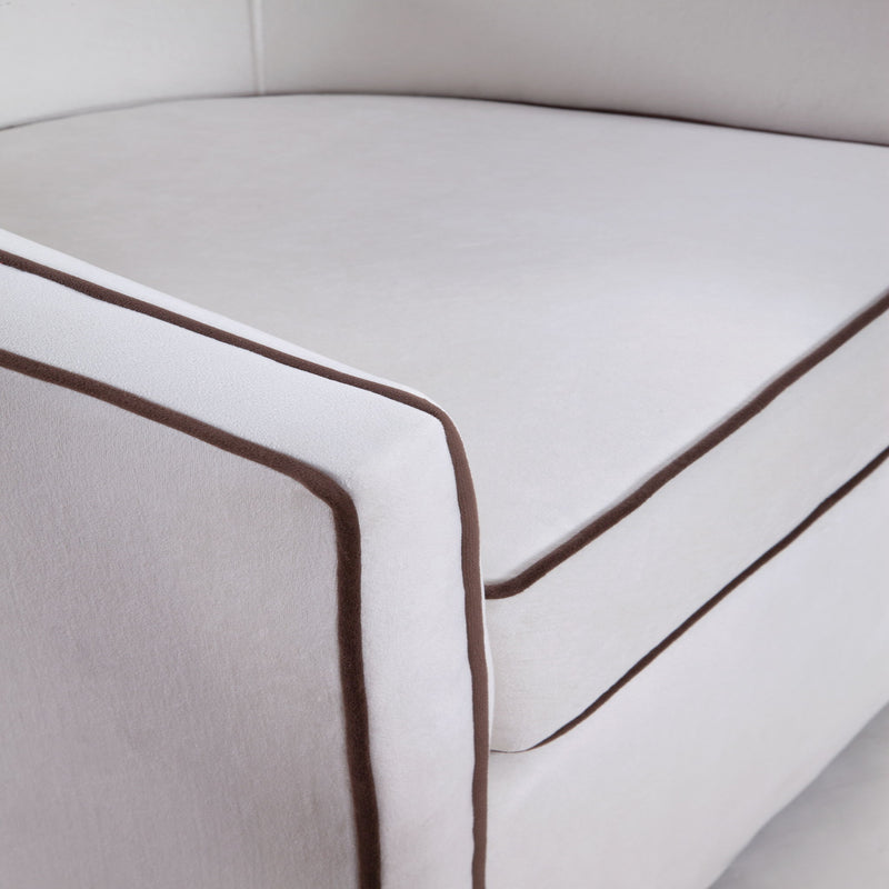 Kendall - Swivel Chair With Barrel Back Design - R&R Furniture Gallery (Fountain Valley, CA)
