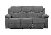 Kalen - Motion Sofa - Gray Chenille - R&R Furniture Gallery (Fountain Valley, CA)
