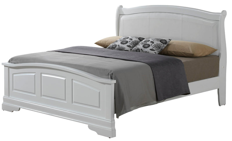 Panel Sleigh Bed Elegantly Crafted - R&R Furniture Gallery (Fountain Valley, CA)