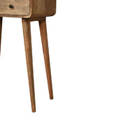 Curved Chestnut Console Table - R&R Furniture Gallery (Fountain Valley, CA)