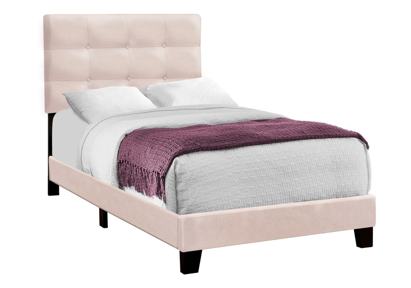 Bed, Upholstered, Frame Only, Transitional - R&R Furniture Gallery (Fountain Valley, CA)