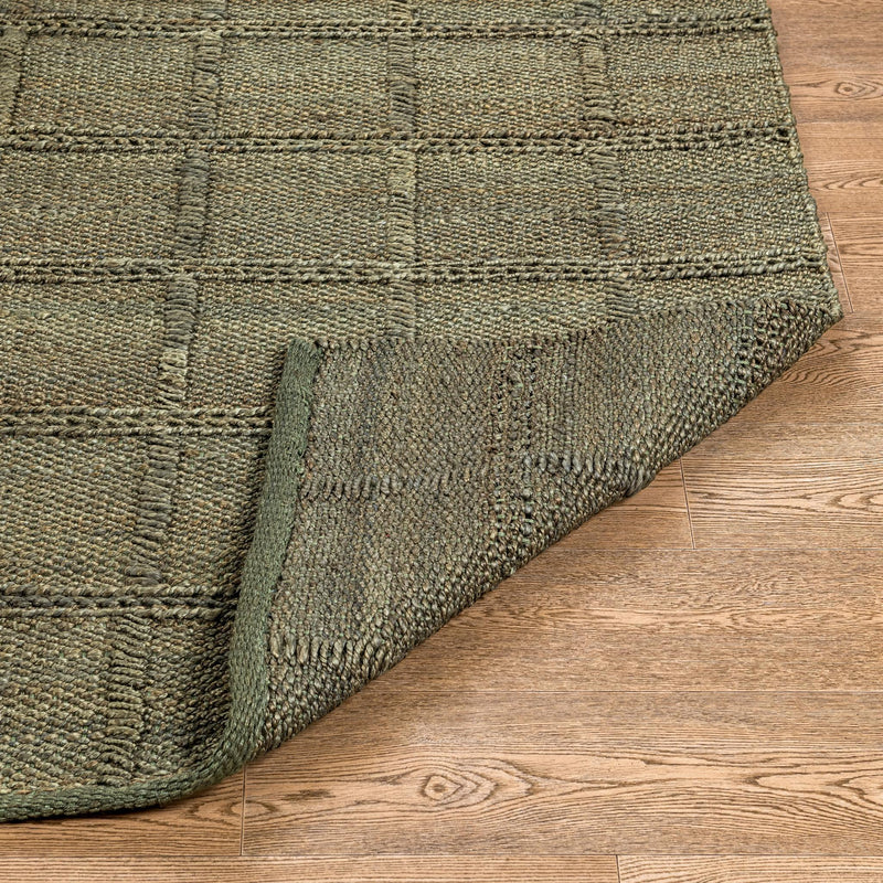 Natural jute Aberdeen area rug by Classic Home featuring a textured woven surface in neutral tones.