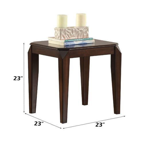 Docila - End Table - Walnut - R&R Furniture Gallery (Fountain Valley, CA)