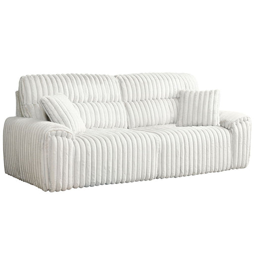 Jaya - Power Motion Sofa With Sleeper & USB Port - Mondo Gray Corduroy - R&R Furniture Gallery (Fountain Valley, CA)
