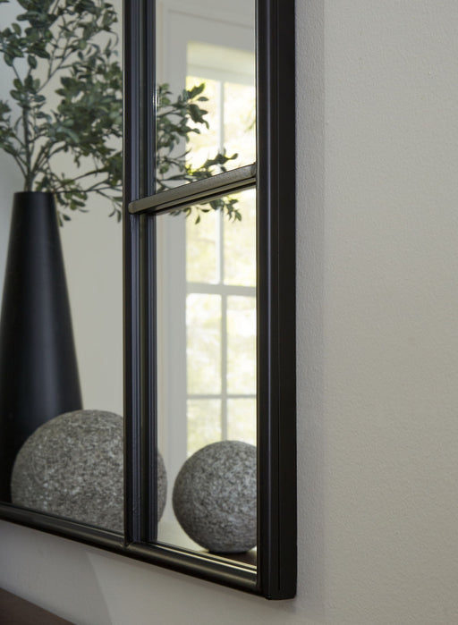 Evengton - Accent Mirror - Black - R&R Furniture Gallery (Fountain Valley, CA)