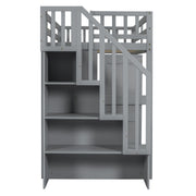 Loft Bed With Stairs, Bookshelf, Drawers, Desk & Wardrobe, Space Saving Multifunctional Furniture - R&R Furniture Gallery (Fountain Valley, CA)