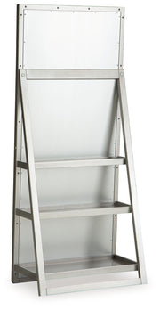 Evesen - Floor Standing Mirror With Storage - Champagne - R&R Furniture Gallery (Fountain Valley, CA)