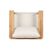 Terassi - Outdoor Lounge Chair (Set of 2) With Cushions - Beige / Light Teak - R&R Furniture Gallery (Fountain Valley, CA)
