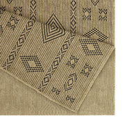 Earth - 2'7" X 7'3" Indoor, Outdoor Area Rug - Jute / Black - R&R Furniture Gallery (Fountain Valley, CA)
