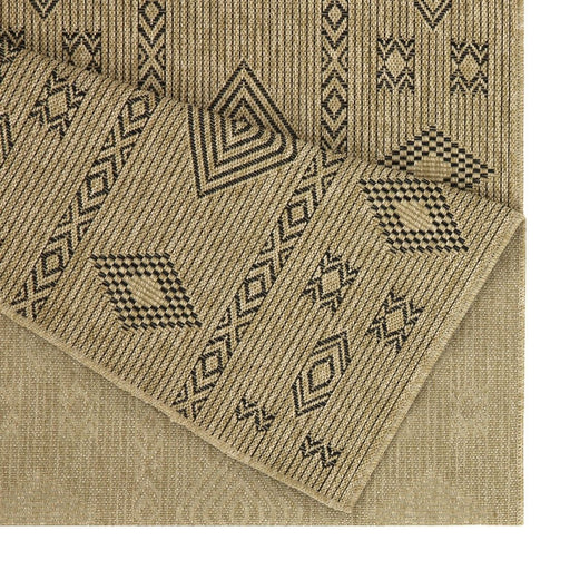 Earth - 2'7" X 7'3" Indoor, Outdoor Area Rug - Jute / Black - R&R Furniture Gallery (Fountain Valley, CA)