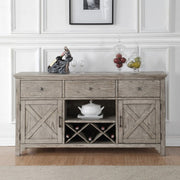 Rocky - Server - Gray Oak - R&R Furniture Gallery (Fountain Valley, CA)