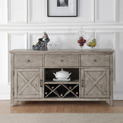 Rocky - Server - Gray Oak - R&R Furniture Gallery (Fountain Valley, CA)