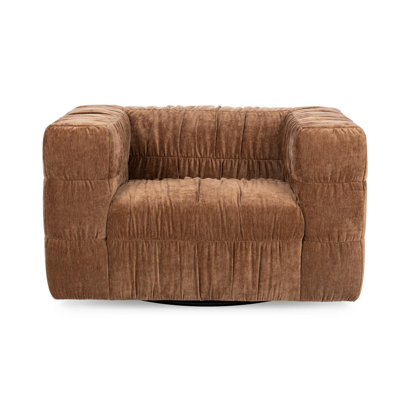 Afeela - Upholstered Swivel Chair - R&R Furniture Gallery (Fountain Valley, CA)