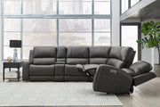 Belmont - Zero Gravity Power Reclining Sectional With Power Adjustable Headrests - R&R Furniture Gallery (Fountain Valley, CA)