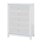 Adalid - Chest With LED Lighting - White - R&R Furniture Gallery (Fountain Valley, CA)