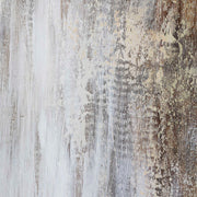 Hand-painted desert rain abstract canvas art with pearl silver tones by Uttermost, showcasing textured brushstrokes and modern design.