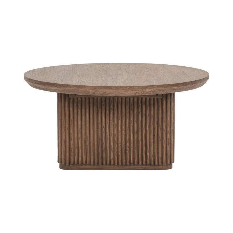 Vander - Solid Wood Round Coffee Table - R&R Furniture Gallery (Fountain Valley, CA)