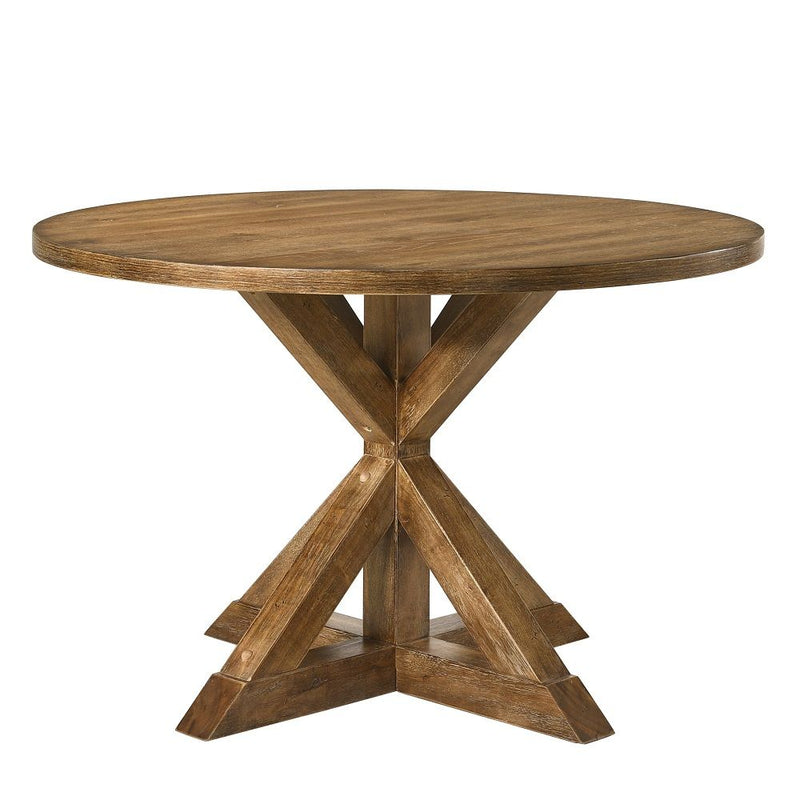 Wallace II - Dining Table - Weathered Oak - R&R Furniture Gallery (Fountain Valley, CA)