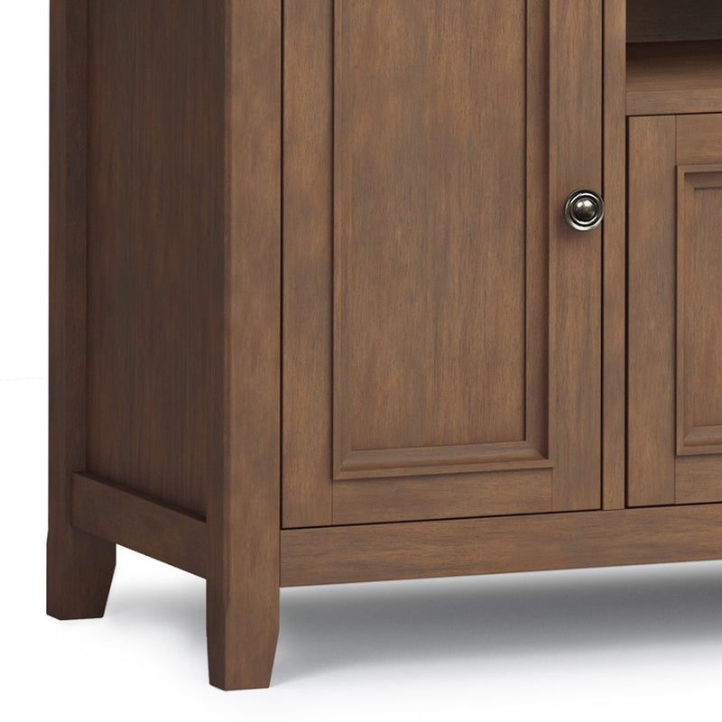 Amherst - Wide TV Media Stand - Rustic Natural Aged Brown - R&R Furniture Gallery (Fountain Valley, CA)